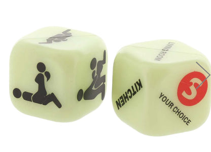 Glow in the Dark Sex Dice