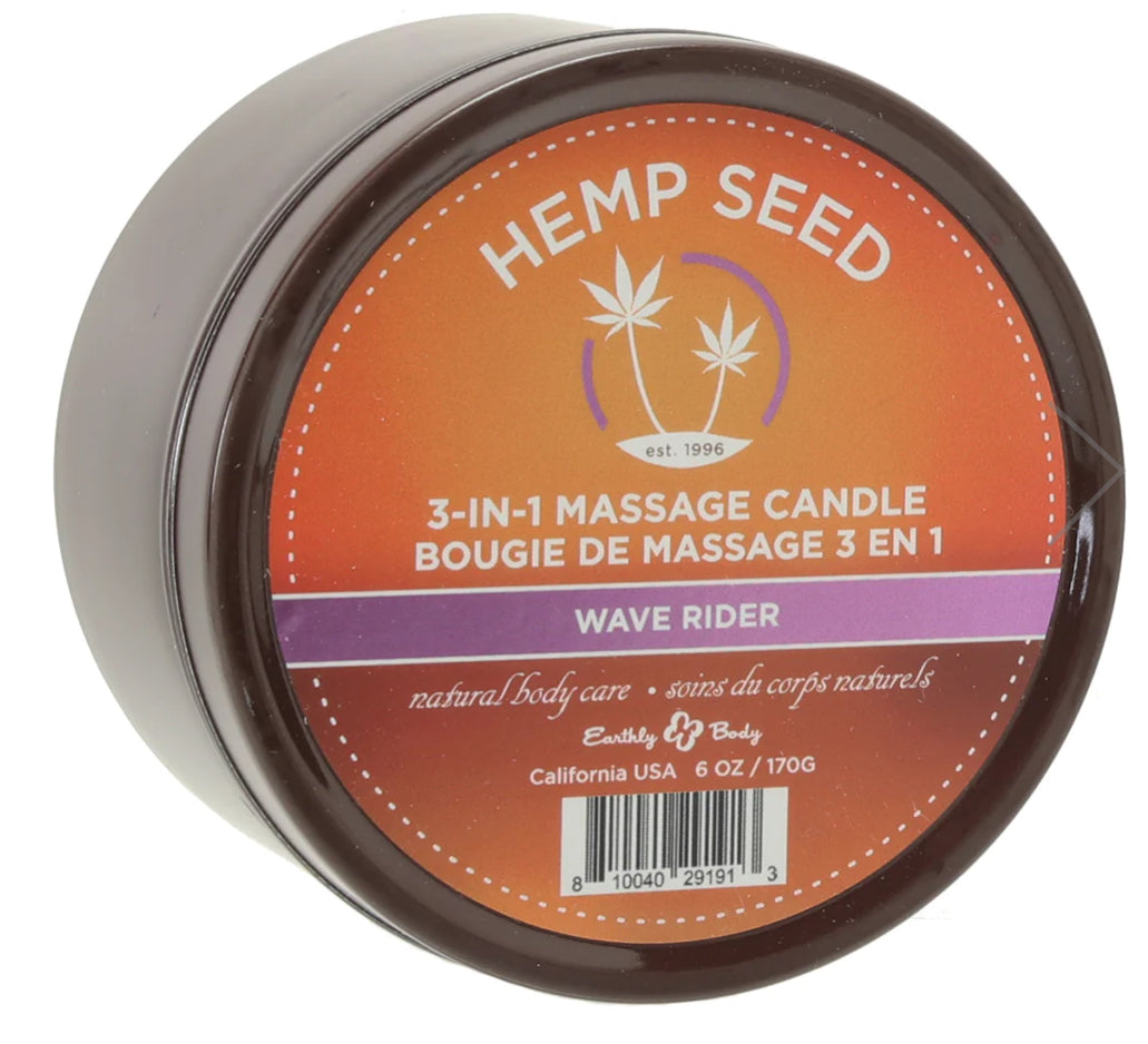 3-in-1 Summer Massage Candle 6oz/170g in Wave Rider