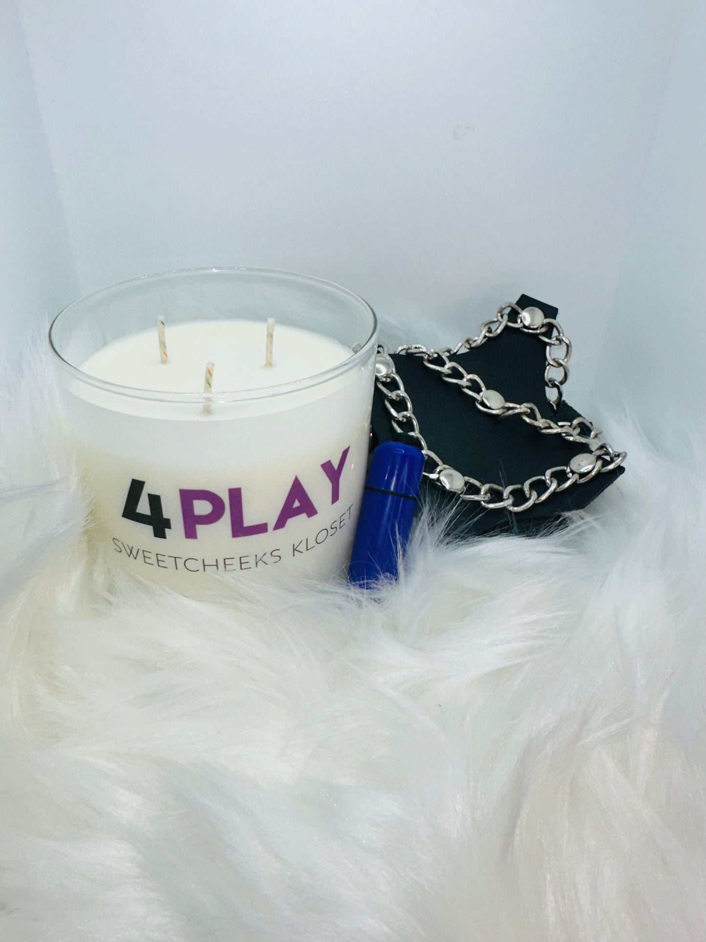 “ 4 Play “ Three Wick Candle