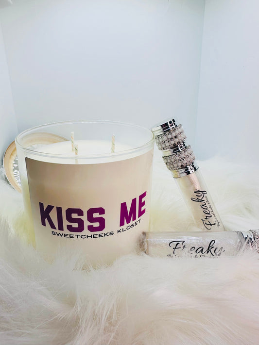 “Kiss Me” Three Wick Candle