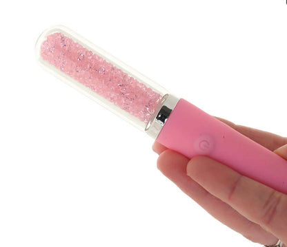 Stardust Posh Rechargeable Glass Vibe in Pink